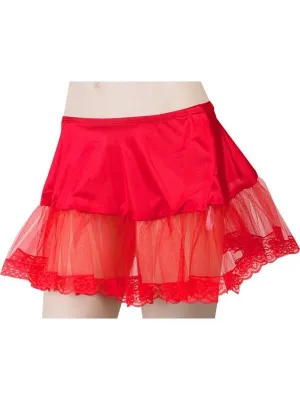 Adult Red Costume Petticoat