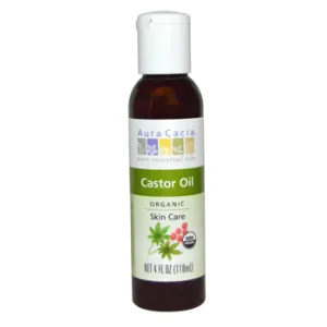 Aura Cacia Organic Castor Oil (118ml)