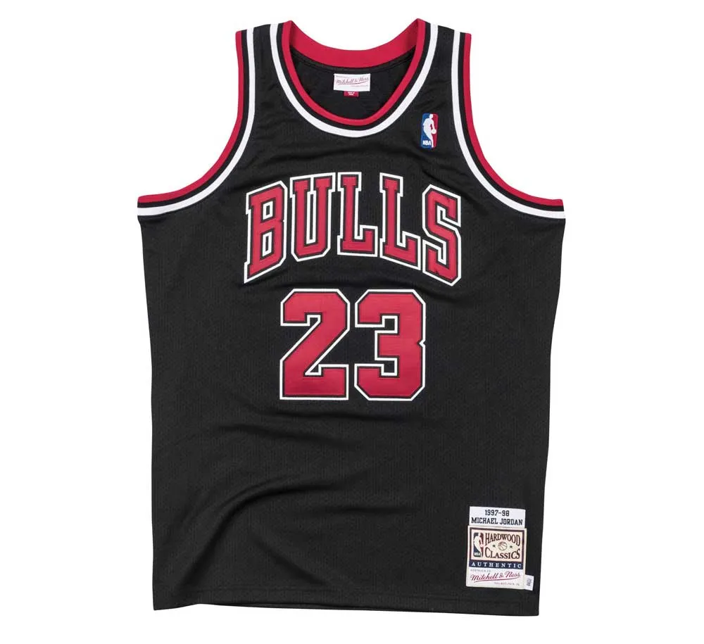 AUTHENTIC JERSEY CHICAGO BULLS ALTERNATE 1997-98 MICHAEL JORDAN