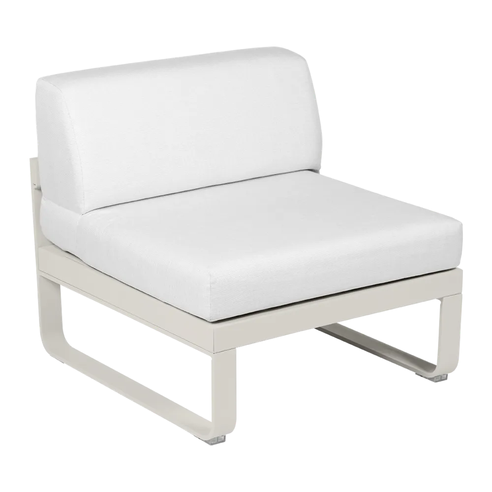 BELLEVIE 1-SEATER CENTRAL MODULE-OFF WHITE CUSHION