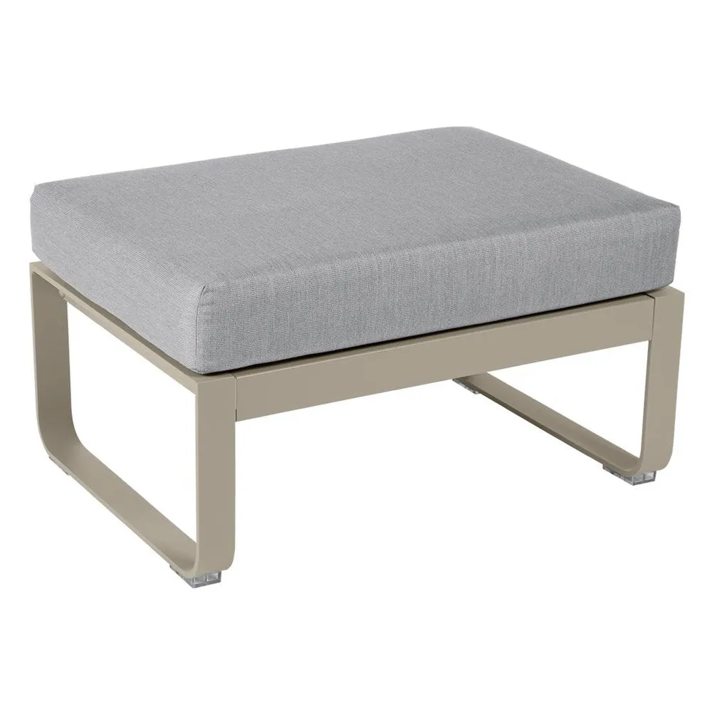 BELLEVIE 1-SEATER OTTOMAN-FLANNEL GREY CUSHION