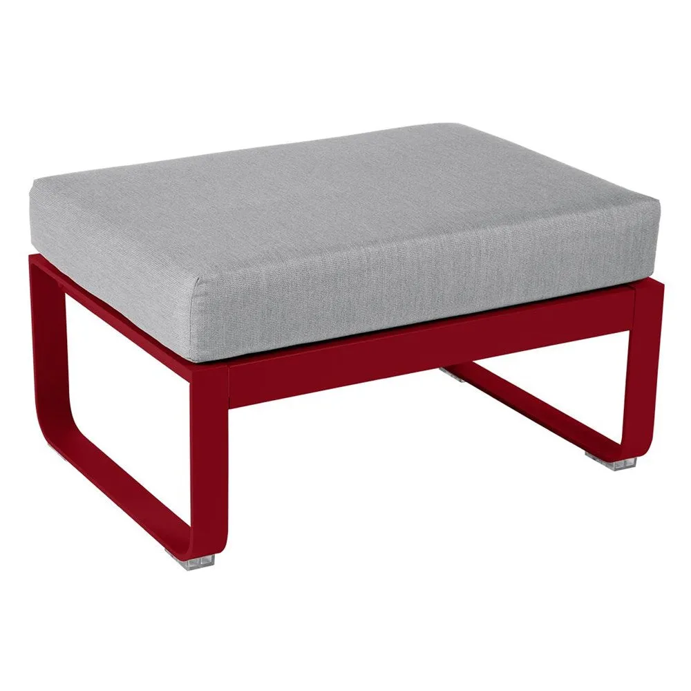 BELLEVIE 1-SEATER OTTOMAN-FLANNEL GREY CUSHION