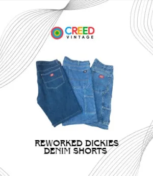 CR1612 Upcycled Dickies Denim Shorts - 20 Pcs