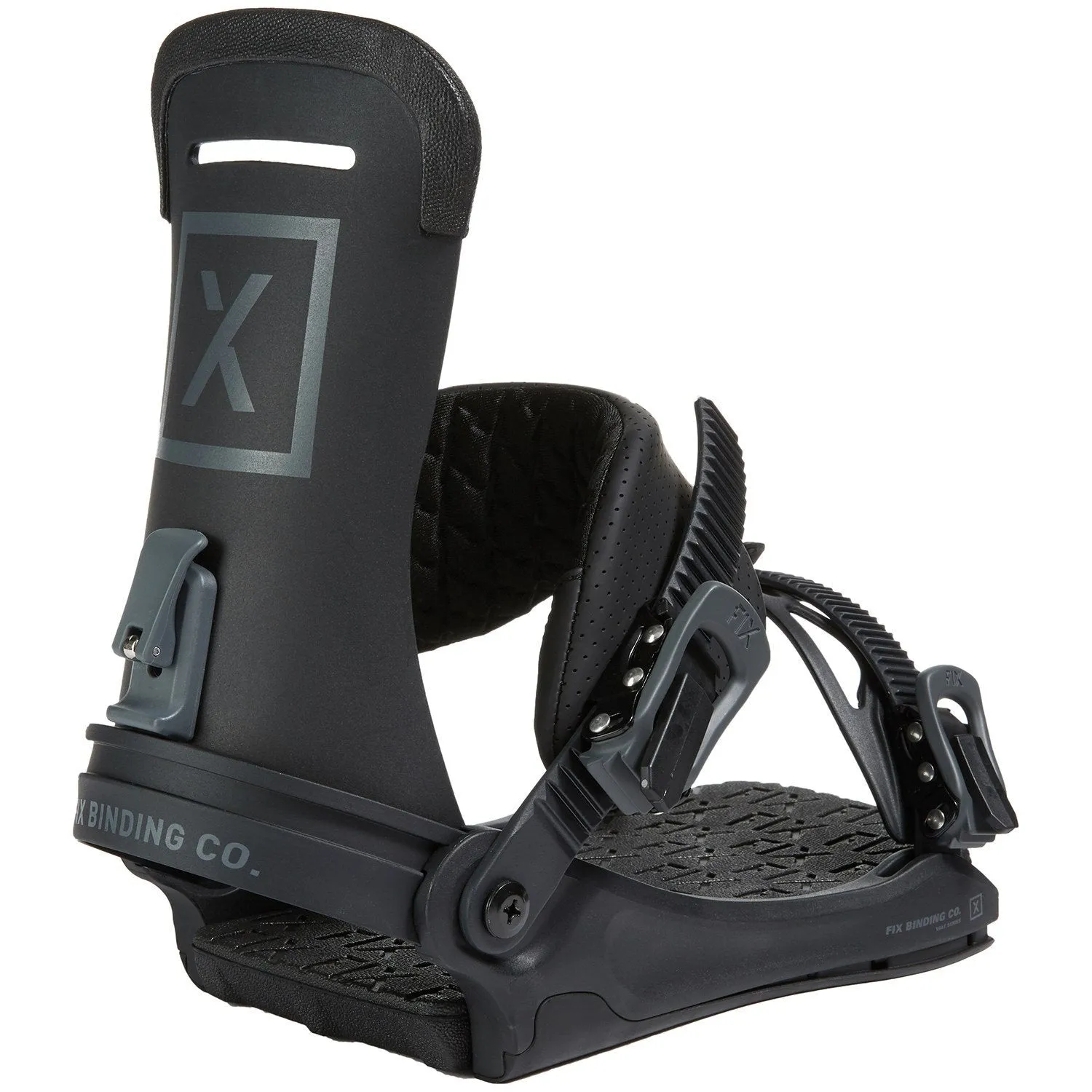 Fix Yale Ltd snowboard bindings, black