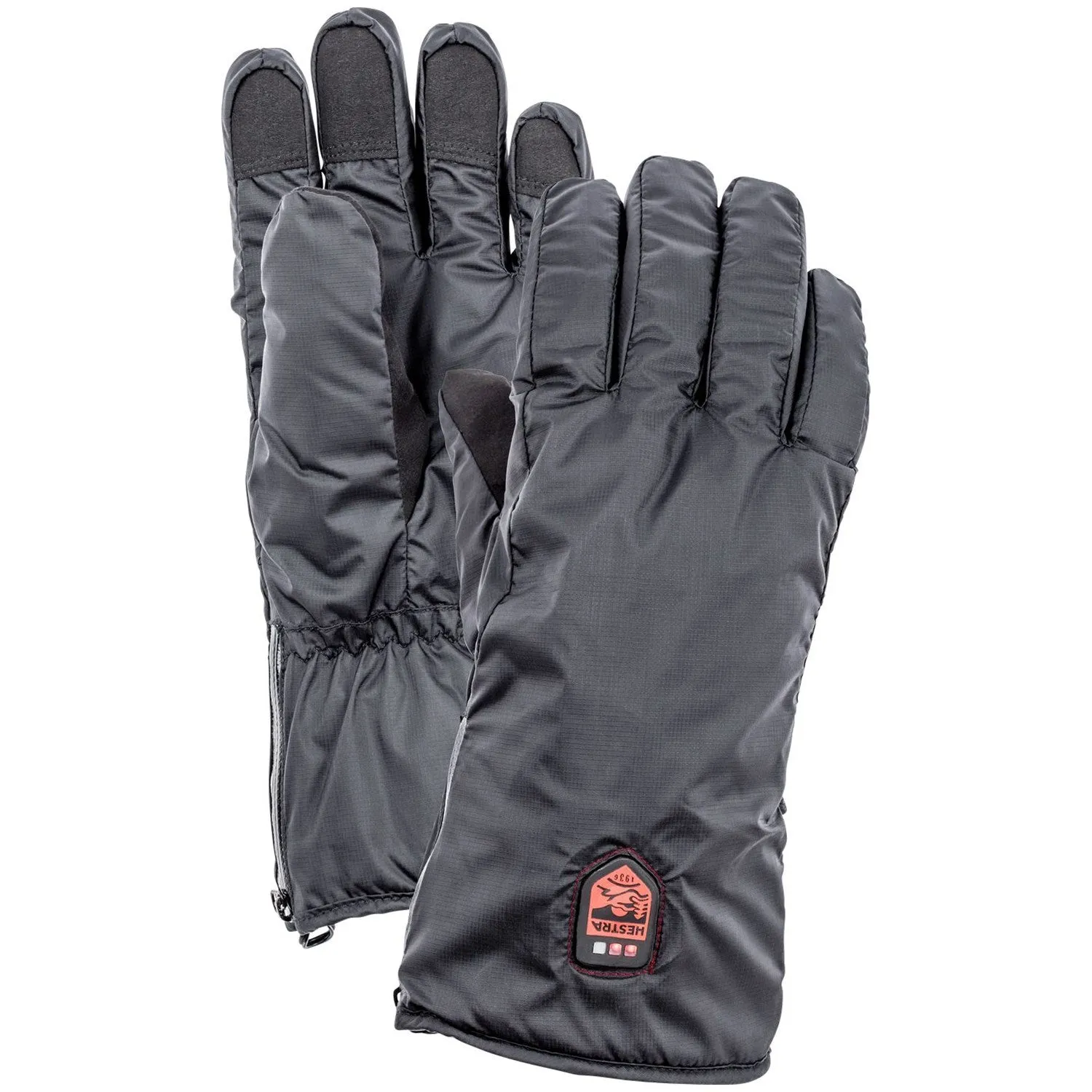 Hestra heated gloves, black