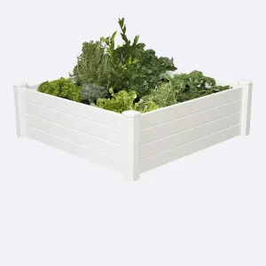 Horti Cubic 4'x4'x11 Resin Garden Bed with Grow Grid