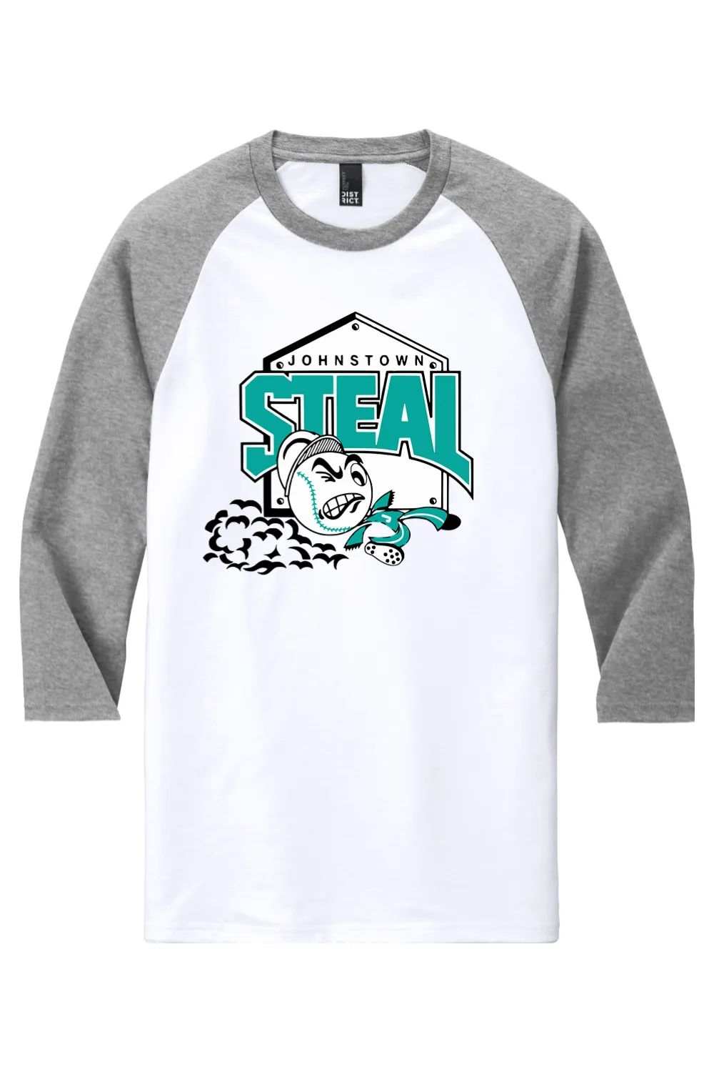 Johnstown Steal Baseball - Raglan Tee