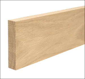 Joinery Solid Oak Upstand - 2600mm x 70mm x 20mm