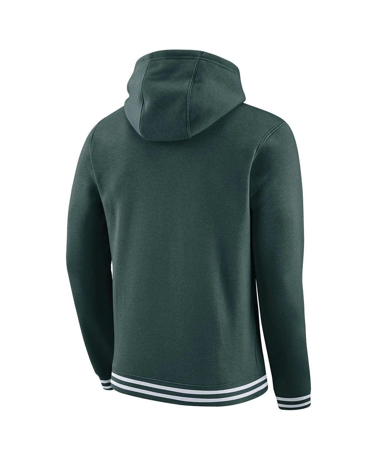 Men's Green Michigan Spartan State Hoodie Sketch retro, Nike pullover, green