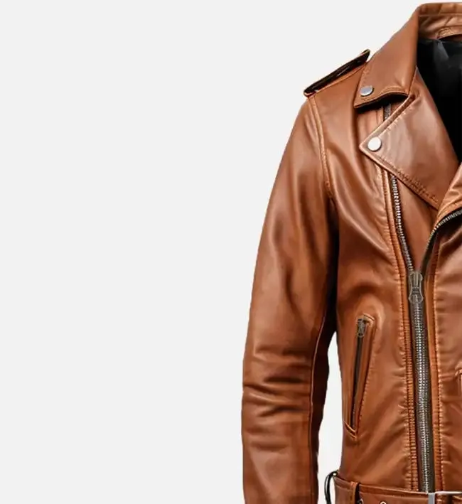 Men's Vintage Brown Biker Leather Jacket