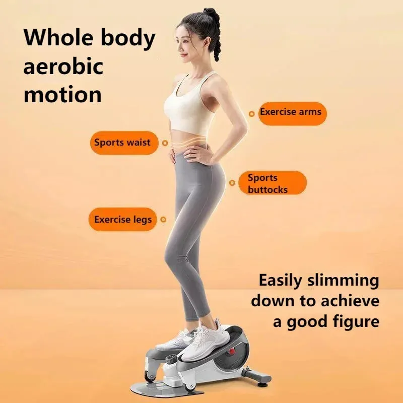 Mini Elliptical Machine Integrated Non Occupying Household Silent And Compact Eight Speed Aerobic Sports And Fitness Equipment