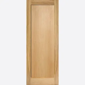 Pre-Assembled Pattern 10 One Panel Un-finished Oak Door Set