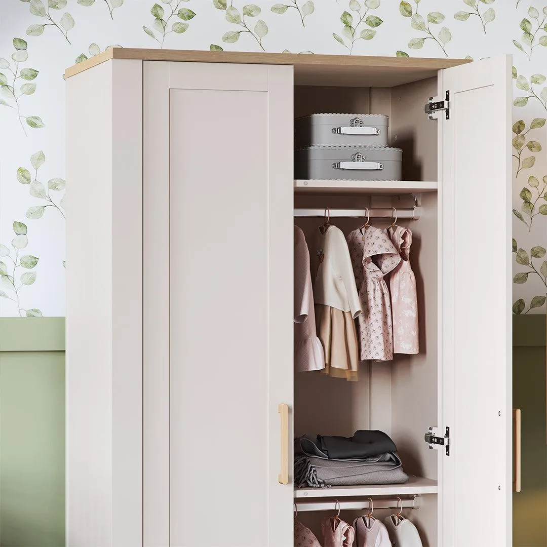 Silver Cross Seville Wardrobe - Cashmere Oak