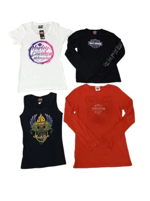 Vintage Harley Ladies Tops-35 pieces