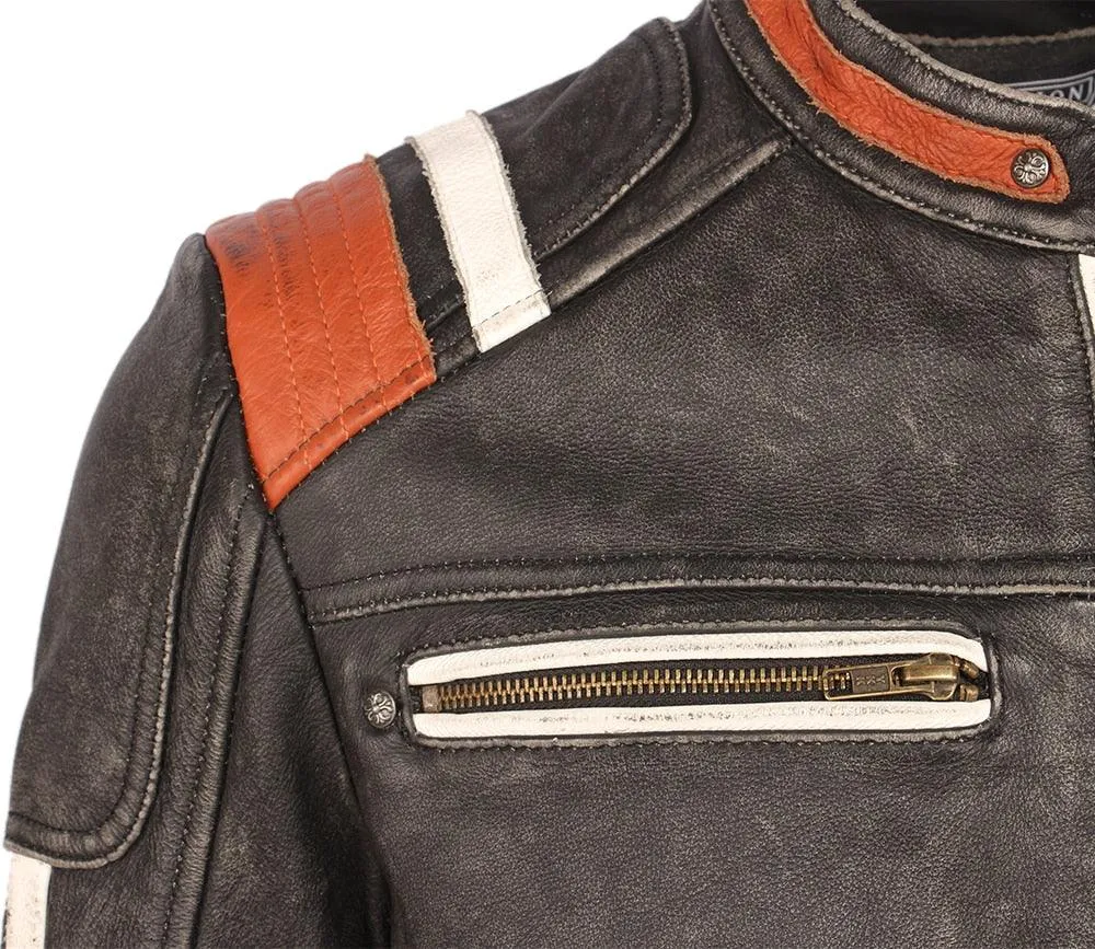 Vintage  Motorcycle 100% Leather Jacket